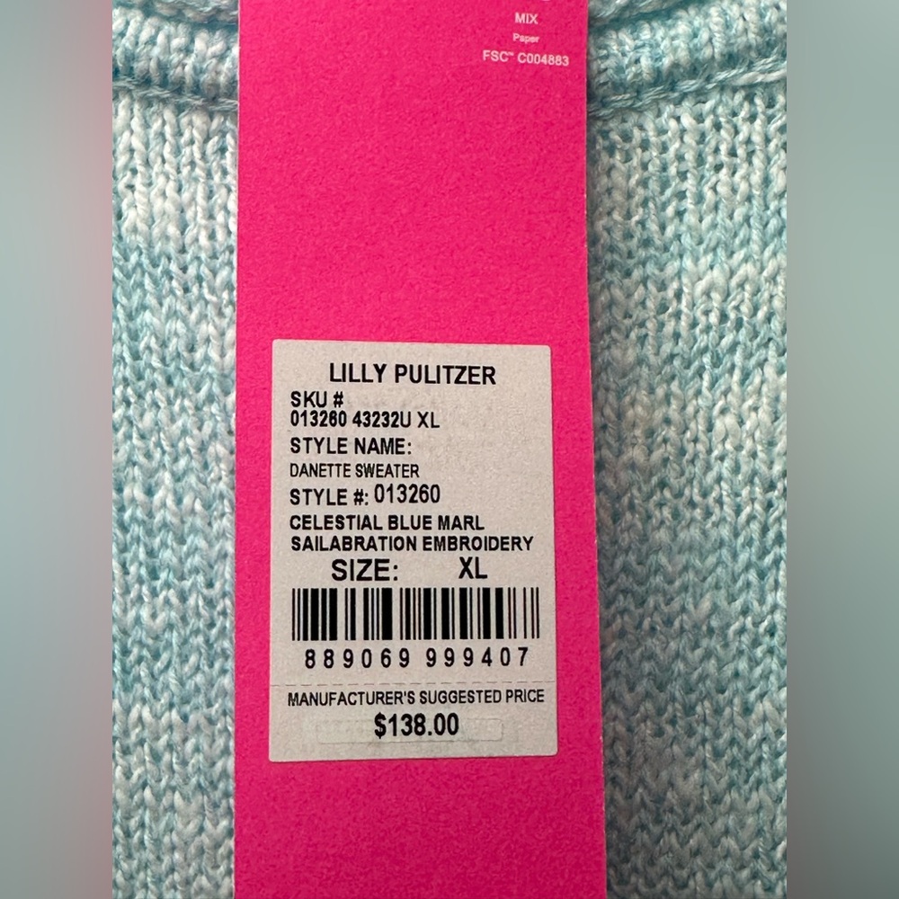 NWT Lilly Pulitzer Danette Sweater - Picture 6 of 7